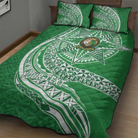 Tonga Liahona High School Personalized Quilt Bed Set Ngatu Tokelaufeletoa Motifs LT7 - Polynesian Pride
