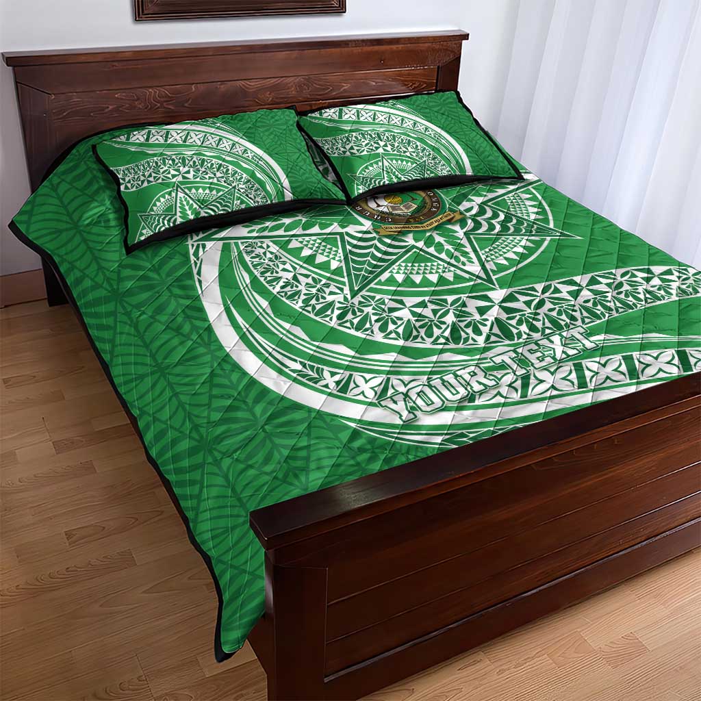 Tonga Liahona High School Personalized Quilt Bed Set Ngatu Tokelaufeletoa Motifs LT7 - Polynesian Pride