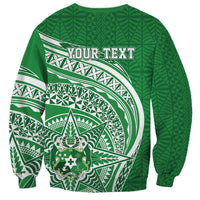 Tonga Liahona High School Personalized Sweatshirt Ngatu Tokelaufeletoa Motifs LT7 - Polynesian Pride