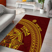 Tonga High School Area Rug THS Anniversary Ngatu Motif LT7 - Polynesian Pride