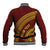 Tonga High School Baseball Jacket THS Anniversary Ngatu Motif