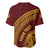 Tonga High School Baseball Jersey THS Anniversary Ngatu Motif