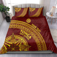 Tonga High School Bedding Set THS Anniversary Ngatu Motif LT7 - Polynesian Pride