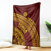 Tonga High School Blanket THS Anniversary Ngatu Motif LT7 - Polynesian Pride