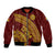 Tonga High School Bomber Jacket THS Anniversary Ngatu Motif