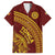 Tonga High School Family Matching Short Sleeve Bodycon Dress and Hawaiian Shirt THS Anniversary Ngatu Motif