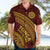 Tonga High School Hawaiian Shirt THS Anniversary Ngatu Motif