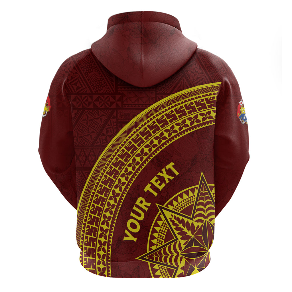 Tonga High School Hoodie THS Anniversary Ngatu Motif LT7 - Polynesian Pride