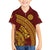 Tonga High School Kid Hawaiian Shirt THS Anniversary Ngatu Motif