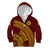 Tonga High School Kid Hoodie THS Anniversary Ngatu Motif