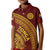 Tonga High School Kid Polo Shirt THS Anniversary Ngatu Motif