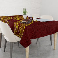 Tonga High School Tablecloth THS Anniversary Ngatu Motif LT7 - Polynesian Pride