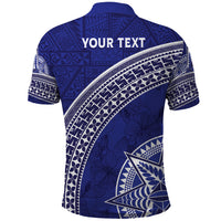 Tupou College Toloa Polo Shirt Ngatu Tapa Mix Style LT7 - Polynesian Pride