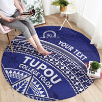 Tupou College Toloa Round Carpet Ngatu Tapa Mix Style LT7 - Polynesian Pride