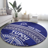 Tupou College Toloa Round Carpet Ngatu Tapa Mix Style LT7 - Polynesian Pride
