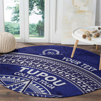 Tupou College Toloa Round Carpet Ngatu Tapa Mix Style LT7 - Polynesian Pride