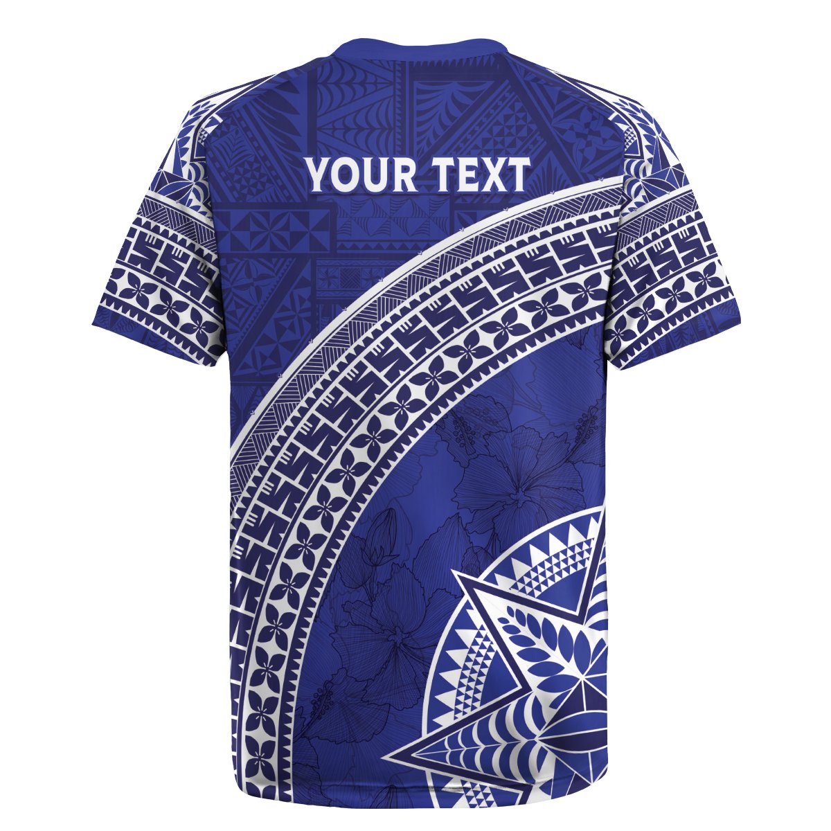 Tupou College Toloa Rugby Jersey Ngatu Tapa Mix Style LT7 - Polynesian Pride