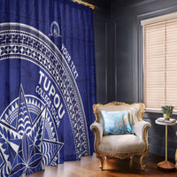 Tupou College Toloa Window Curtain Ngatu Tapa Mix Style LT7 - Polynesian Pride
