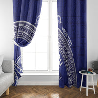 Tupou College Toloa Window Curtain Ngatu Tapa Mix Style LT7 - Polynesian Pride