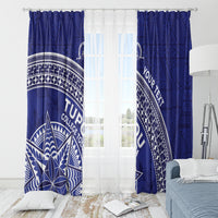 Tupou College Toloa Window Curtain Ngatu Tapa Mix Style LT7 - Polynesian Pride