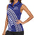 Tupou College Toloa Women Sleeveless Polo Shirt Ngatu Tapa Mix Style