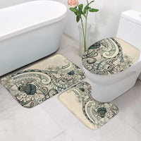 Aloha Hawaii Tapa Bathroom Set Summer Green Hawaiian Ipu LT7 - Polynesian Pride