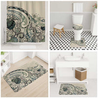 Aloha Hawaii Tapa Bathroom Set Summer Green Hawaiian Ipu LT7 - Polynesian Pride