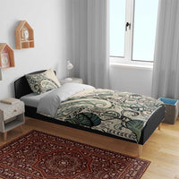 Aloha Hawaii Tapa Bedding Set Summer Green Hawaiian Ipu LT7 - Polynesian Pride