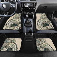 Aloha Hawaii Tapa Car Mats Summer Green Hawaiian Ipu LT7 Set 4pcs Emerald - Polynesian Pride