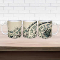 Aloha Hawaii Tapa Ceramic Mug Summer Green Hawaiian Ipu LT7 - Polynesian Pride