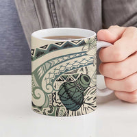 Aloha Hawaii Tapa Ceramic Mug Summer Green Hawaiian Ipu LT7 - Polynesian Pride
