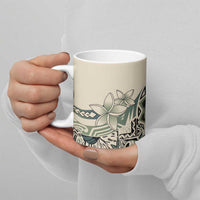 Aloha Hawaii Tapa Ceramic Mug Summer Green Hawaiian Ipu LT7 - Polynesian Pride