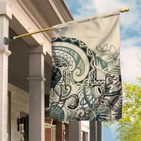 Aloha Hawaii Tapa Garden Flag Summer Green Hawaiian Ipu LT7 House Flag Emerald - Polynesian Pride