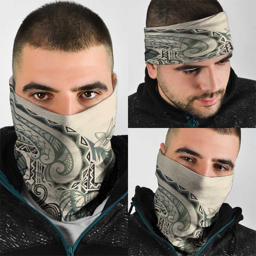 Aloha Hawaii Tapa Neck Gaiter Summer Green Hawaiian Ipu LT7 - Polynesian Pride