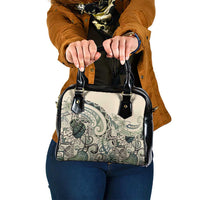 Aloha Hawaii Tapa Shoulder Handbag Summer Green Hawaiian Ipu LT7 One Size Emerald - Polynesian Pride