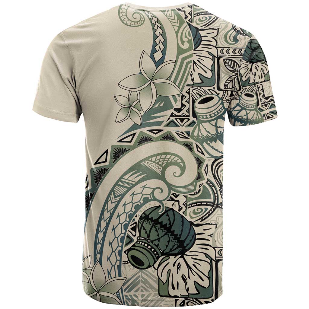 Aloha Hawaii Tapa T Shirt Summer Green Hawaiian Ipu LT7 - Polynesian Pride