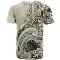 Aloha Hawaii Tapa T Shirt Summer Green Hawaiian Ipu LT7 - Polynesian Pride
