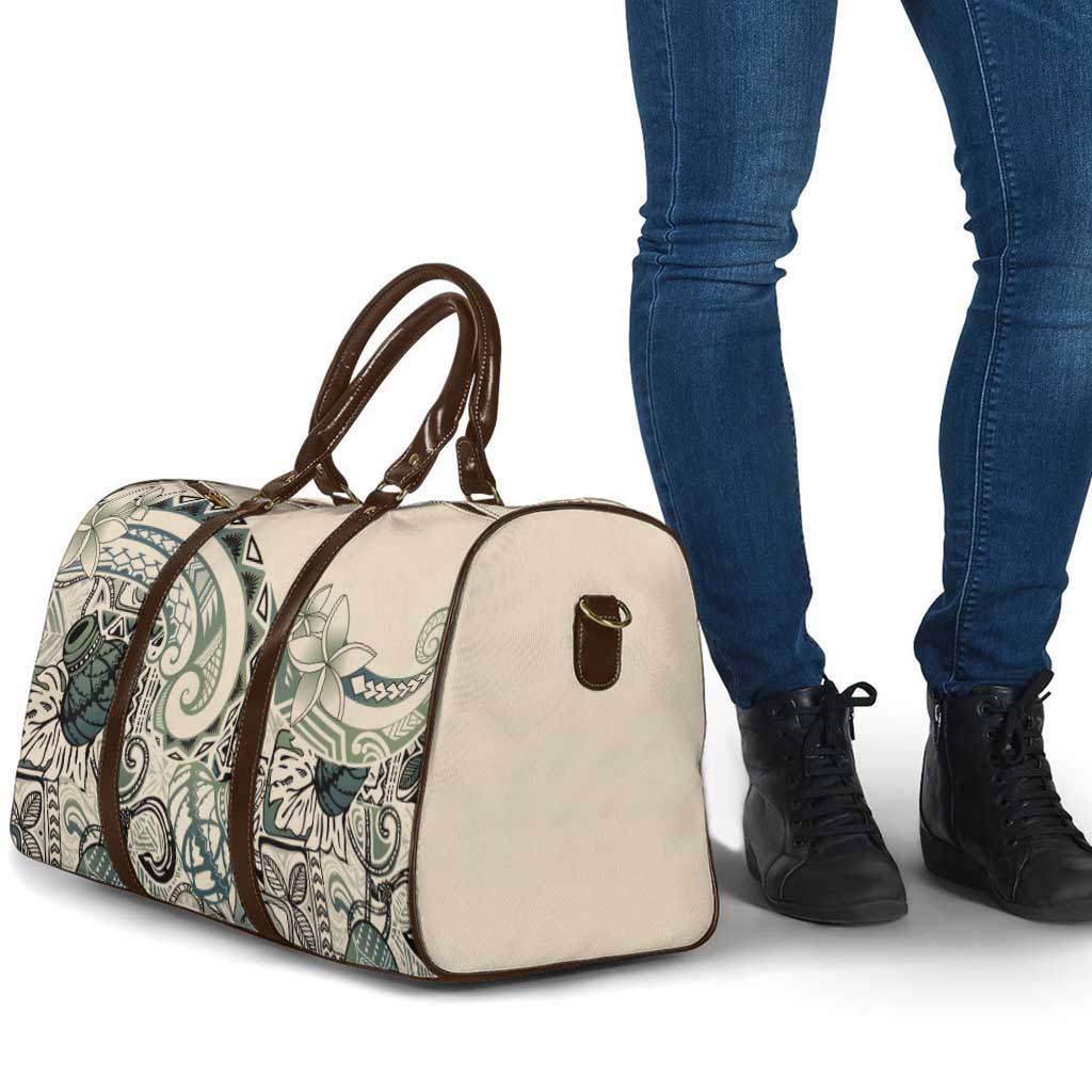 Aloha Hawaii Tapa Travel Bag Summer Green Hawaiian Ipu LT7 - Polynesian Pride