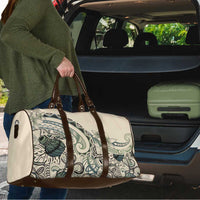 Aloha Hawaii Tapa Travel Bag Summer Green Hawaiian Ipu LT7 - Polynesian Pride