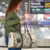 Aloha Hawaii Tapa Travel Bag Summer Green Hawaiian Ipu LT7 - Polynesian Pride