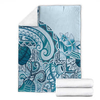 Aloha Hawaii Tapa Blanket Cool Turquoise Hawaiian Ipu LT7 - Polynesian Pride