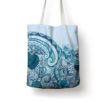 Aloha Hawaii Tapa Tote Bag Cool Turquoise Hawaiian Ipu LT7 - Polynesian Pride