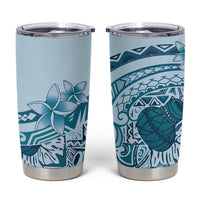 Aloha Hawaii Tapa Tumbler Cup Cool Turquoise Hawaiian Ipu LT7 Turquoise - Polynesian Pride