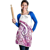 Aloha Hawaii Tapa Apron Vibrant Fuchsia Hawaiian Ipu LT7 - Polynesian Pride