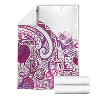 Aloha Hawaii Tapa Blanket Vibrant Fuchsia Hawaiian Ipu LT7 - Polynesian Pride