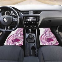 Aloha Hawaii Tapa Car Mats Vibrant Fuchsia Hawaiian Ipu LT7 Set 2pcs - Front Fuchsia - Polynesian Pride