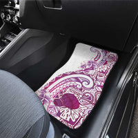 Aloha Hawaii Tapa Car Mats Vibrant Fuchsia Hawaiian Ipu LT7 - Polynesian Pride