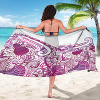 Aloha Hawaii Tapa Sarong Vibrant Fuchsia Hawaiian Ipu LT7 - Polynesian Pride