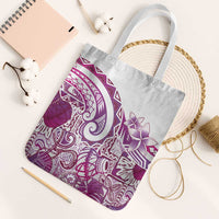 Aloha Hawaii Tapa Tote Bag Vibrant Fuchsia Hawaiian Ipu LT7 White Strap One Size Fuchsia - Polynesian Pride