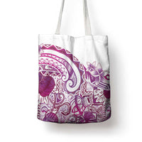 Aloha Hawaii Tapa Tote Bag Vibrant Fuchsia Hawaiian Ipu LT7 - Polynesian Pride